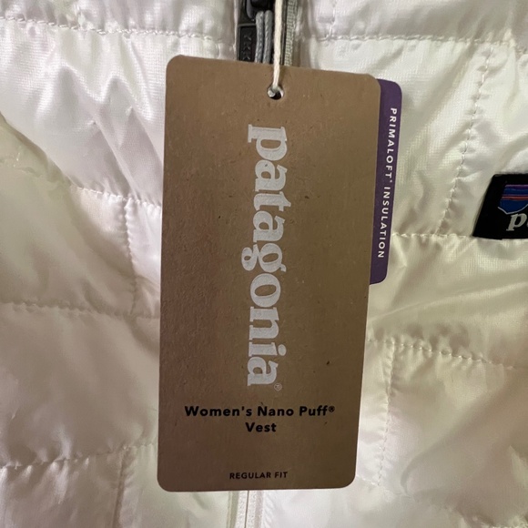 Patagonia Nano Puff Vest, Birch White, XS - NWT - Picture 3 of 9